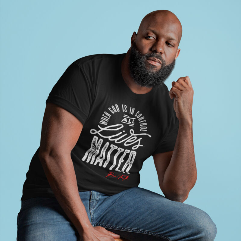 When God is in control all Lives matter (White art) Thumbnail