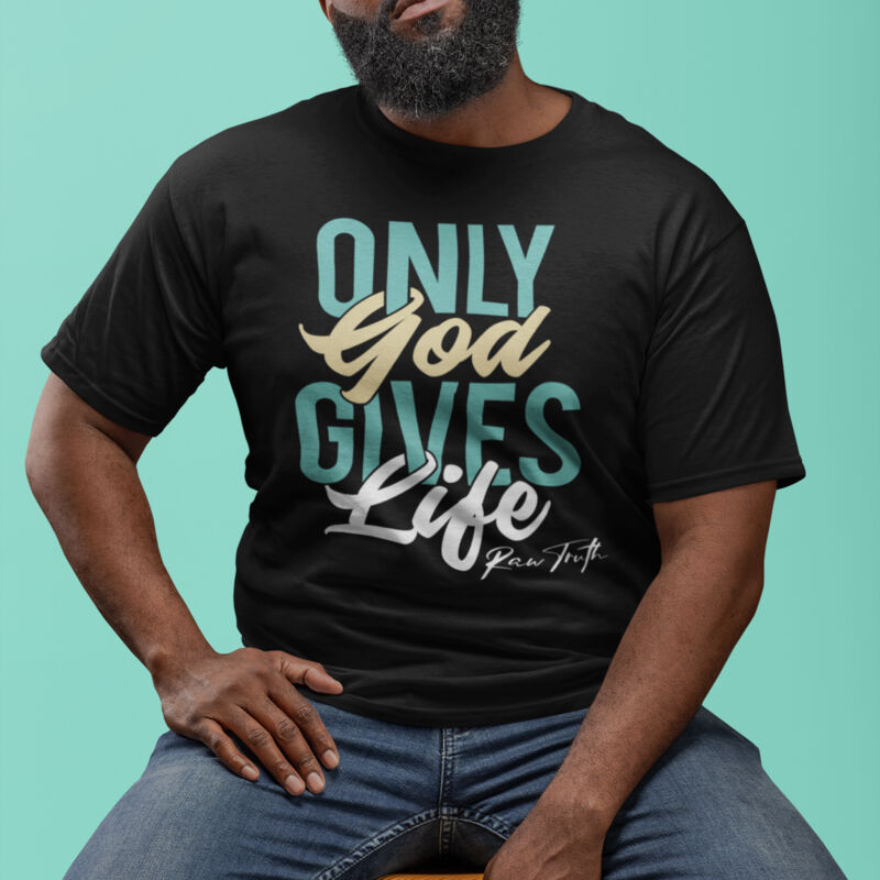 Only God gives life (white art) Thumbnail