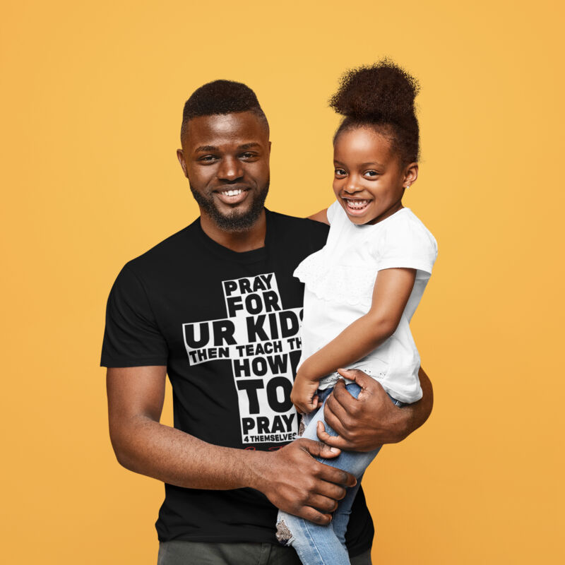 Pray for ur kids then teach them how to pray 4 themselves (white art) Thumbnail