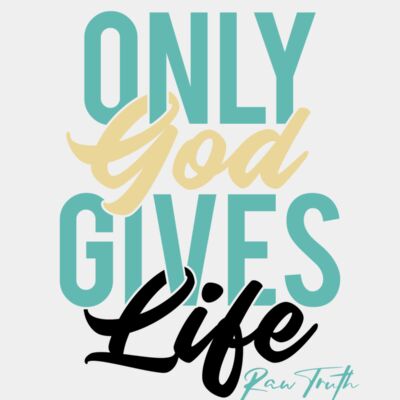 Inly God give life (black design) Thumbnail
