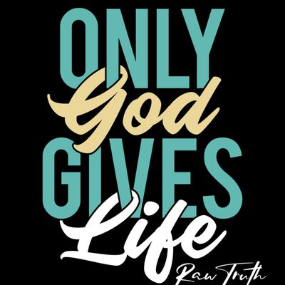 Only God give life (white Design) Thumbnail