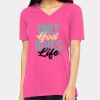 Missy's Relaxed Jersey Short-Sleeve V-Neck T-Shirt Thumbnail